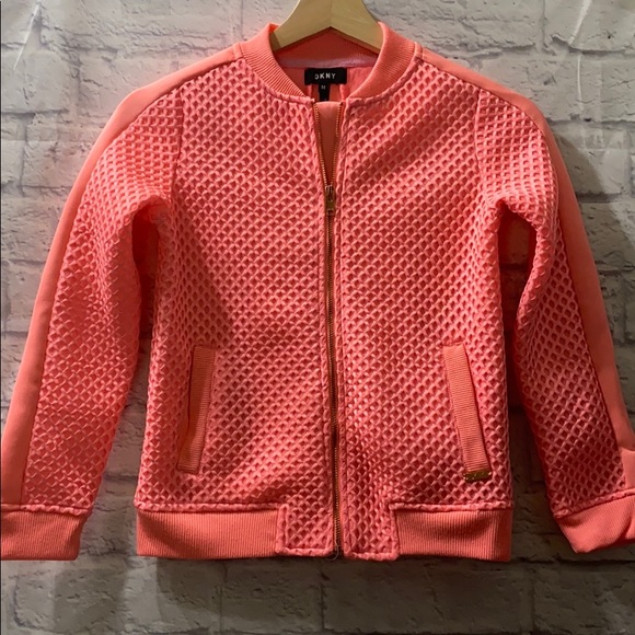 Dkny Jackets & Coats Dkny Sachet Pink Girls Bomber Jacket Poshmark